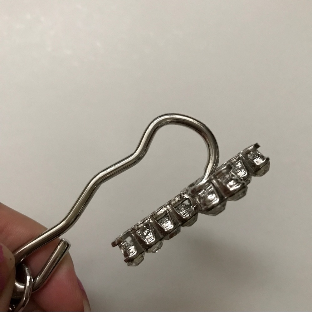 NWOT Crystal bag charm key finder - Picture 6 of 7